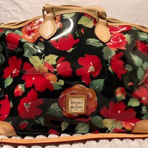 Dooney & Bourke Coated Rose Garden Dome Zip Satchel NWT Brand New